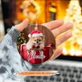 thumbnail image 2 of Personalized Dog Photo Christmas Ornament 2025, Custom Photo & Name Dog Ornament Gift for Dog Lover, Dog Ceramic Ornament Dog 1st Christmas Ornament Christmas, Dog Xmas Ornament JxkwEY, 2 of 6