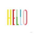 thumbnail image 3 of Kelle, Ann 15x15 Black Modern Framed Museum Art Print Titled - Hello, 3 of 5