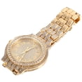 thumbnail image 2 of Reloj de pulsera de moda con diamantes de imitación y números romanos de cuarzo para mujer., 2 of 7