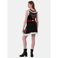 thumbnail image 3 of No Boundaries Women's Kitchy Holiday Santa Fave Dress, 3 of 4