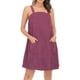 thumbnail image 1 of Vestido de toalla para baño/ducha para mujer con cierre de correas, envolturas corporales ligeras hasta la rodilla, 1 of 5