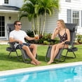 thumbnail image 2 of QinaQin Silla zero gravity para exterior con almohada y charola portavasos, reclinable y plegable, ideal para patio, playa, jardín o camping, cómoda y fácil de transportar, 2 of 7