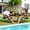 Gray, variant on COZONY Adjustable Zero-Gravity Chair Set of 2, Patio Lounge Chairs with Pillow and Cup Holder Tray, Folding Outdoor Reclining Chairs for Deck, Beach, Yard, Garden, Camping, Gray