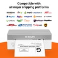 thumbnail image 4 of Rongta Shipping Label Printer, Bluetooth Thermal 4"x6" Wireless Printer for Package, Compatible with Windows/ MacOS/ Android/ iOS (White), 4 of 8