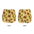 thumbnail image 4 of Disketp Sunflowers Print Women's Shorts Workout Shorts for Athletic Gym Running Shorts with Phone Pockets Large, 4 of 8