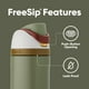 thumbnail image 5 of Owala Star Wars FreeSip - Botella de agua aislada de acero inoxidable con pajita para deportes y viajes, sin BPA, 24 onzas, Boba Fett, 5 of 7