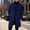 Navy, variant on Trench Coat Women Men 2025 Classic Casual Single Long Sleeve Notch Lapel Knee Length Overcoat Outerwear
