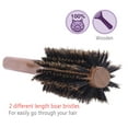 thumbnail image 4 of Perfehair Boar Bristle Round Hair Brush for Blow Drying, 2 Inch, for Blowouts, Styling, Volumizing, Curling Short to Medium, Thin, Thick, Straight, Curly, Normal Hair, 4 of 10