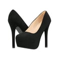 thumbnail image 5 of Women's High Heel Pump Closed Toe Platform Heels Dress Pumps, 5 of 5