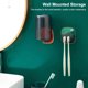 thumbnail image 3 of Soporte para cepillos de dientes Advancent organizador de almacenamiento autoadhesivo verde, 3 of 6