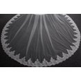 thumbnail image 4 of EllieWely 2 Tier Wedding Veil Cathedral Length 3.5 M(138 inch) Lace Bridal Veil With Metal Comb L01 White, 4 of 5