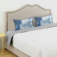 thumbnail image 3 of Yayeee Pillowcase Standard Size Set of 2 Satin Wrinkle Resistant Pillow Case, Plants and River, 3 of 7