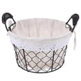 thumbnail image 1 of unbranded Cesta De Con Y Asa Para Servir Pan Y Organizar En Comedor O Cocina, 1 of 6
