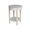 thumbnail image 4 of International Concepts Table d'Appoint Non Fini avec un Tiroir, 4 of 12