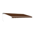 thumbnail image 3 of ALEKO 13' x 10' Motorized Retractable Patio Awning, Brown Color, 3 of 6