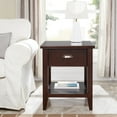 thumbnail image 4 of Leick Home 10507-SC Laurent Secret Compartment Side Table, Chocolate Cherry, 4 of 15