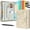 Off-white, variant on NATISERAUM Portfolio Binder, Includes 10 Sheet Protectors and 3 Notepads, 3-Ring Folder Organizer,A4 Vegan Leather Zipper Binders ,Business Office Conference Clipboards