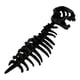 thumbnail image 4 of Disfraz de esqueleto de dinosaurio 3D para Halloween, ideal para representaciones teatrales y juegos de simulación realistas. Negro, 4 of 9