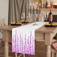 thumbnail image 2 of Table Runners 72 Inches Long Dress Scarves, Purple Farmhouse Kitchen/Dining Table Runner, Coffee Tablerunners, Polka Dots Watercolor Abstract Art 14x72 Inch, 2 of 9