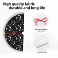 thumbnail image 7 of Christmas Tree Skirt, white anchor star black Christmas Tree Decorations Indoor, Tree Skirts Mat With Tassel Trim for Halloween New Year Holiday Christmas Party Decor 48 Inches, 7 of 7