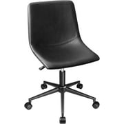 Back Office Chair PU Leather Computer Desk Chair Adjustable Swivel Task Chai