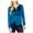 Blue, variant on Lucky Brand Velvet Burnout Top Blue XL