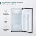 thumbnail image 2 of Refrigerador 3 Pies Voltio 90 Litros Congelador 1 Puerta 115V Gris, 2 of 8