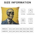 thumbnail image 5 of MDO  Sunglasses Skull Men's Printed Single Pillow Cushion, Pillow Cover, 18x18 inch Short Plush Decorative Pillow Cover, Multiple Sizes Available, 5 of 5