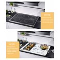 thumbnail image 3 of nqOlkjepod Large Induction Cooktop Protector Mat 31"x24", Blue Branches Leaves Stove Top Covers for Electric Stove, Spring Summer Botanical Pastoral Stove Burner Cover Mats, Glass Top Stove Cover, 3 of 8