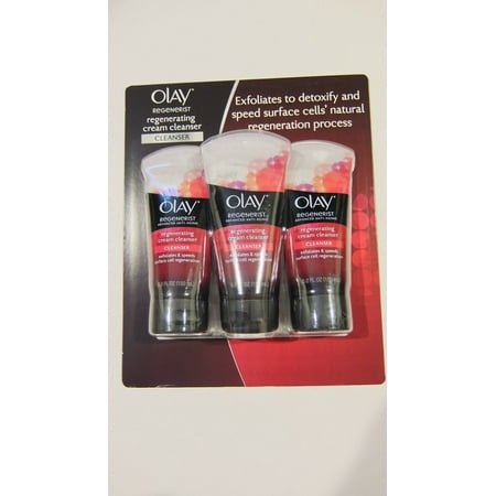 Facial Cleansing Cream Olay Regenerist Regenerating Advanced Anti Aging Cream Facial Cleanser 5 oz (Pack of 3) : Facial Cleansing Creams ()