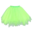 thumbnail image 6 of Tiqkatyck Mardi Gras Pleated Skirts for Women Clearance, Womens Fashion Solid Party Fashion Skirt Tutu Birthday Cake Skirt Puffy Skirt Holiday Skirts for Women, Skirts for Women Green, 6 of 8