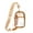 C-Brown, variant on GOIACII Clear Sling Bag for Women Clear Crossbody Bag for Concerts Sports, Clear Fanny Pack for Stadium Events Transparent Chest Bag with Adjustable Strap
