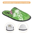 thumbnail image 3 of Fotbe CROCODILE HEAD Pantuflas Peludas para Mujer con Estampado, Zapatillas de Peluche, Zapatos de Invierno para Casa, Uso Interior y Exterior-Large, 3 of 8