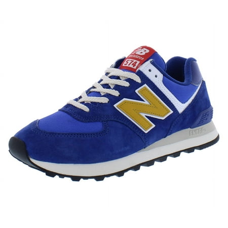 New Balance 574 Unisex Shoes Size 11.5, Color: Blue/Yellow