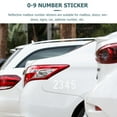 thumbnail image 4 of OULII 4Pack Rectangular Number Stickers for House Emergency Alert Outdoor Use, 4 of 7