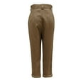thumbnail image 4 of Baqcunre Wide Leg Pants For Women Womens Casual Corduroy High Waisted Wide Leg Pants Button Up Straight Leg Trousers Womens Sweatpants Pants For Women Brown L, 4 of 8