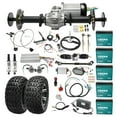 thumbnail image 3 of 42''Rear Axle, 60V 2500W Differential Motor DIY Tourist Cart Tow Tractor Golf, 3 of 9
