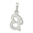 thumbnail image 4 of Sterling Silver Script B Pendant Necklace for Women, Polished Cursive Initial Charm on Dainty Chain, Personalized Monogram Alphabet Jewelry for Identity and Style, 4 of 6