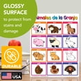 thumbnail image 2 of Animales de la Granja Spanish Educational Posters for Kids – Farm Animals Classroom and Homeschool Learning Visual Aid and Chart Decorations for Classrooms | Durable, Glossy Cardstock | 8.5" x 11", 2 of 5