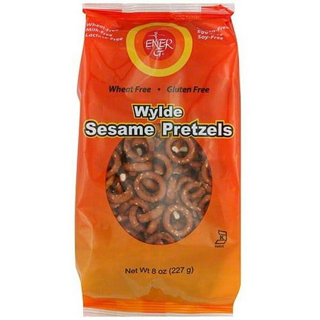 Ener-G Sesame Pretzels, 8 oz (Pack of 12)