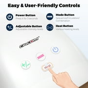 CINCOM Cordless Hand Massager with Heat & 7 Massage Balls, Gift for Hand Massage for Pain Relief and Finger Numbness Relief