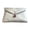 Grey, variant on Ruanlalo Tyvek Paper File Folder with Liner Waterproof Portfolio Envelope Holder with Button Closure Portable Tablet Protective Case for IPad Documents Stationery Organizer