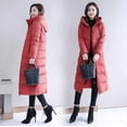 thumbnail image 1 of Chaqueta de algodón de estilo coreano de invierno para mujer, chaqueta de algodón de plumón de longitud media a larga, chaqueta de algodón gruesa y ajustada, 1 of 6