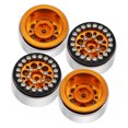 thumbnail image 2 of ZLight 1.0 Inch 7.5mm Hex 28.5mm Metal Wheel Rims For 1/18 1/24 Fcx24 Crawler Accessory Orange, 2 of 6