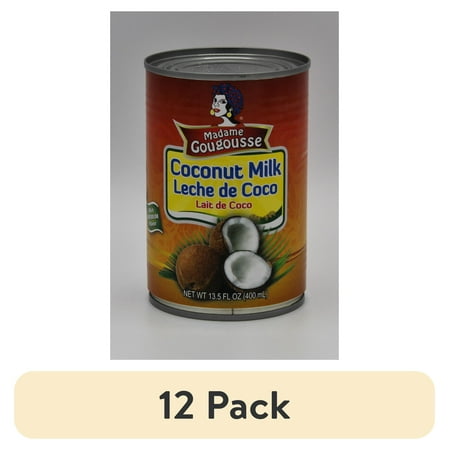 (12 pack) Madame Gougousse Coconut Milk, 13.5 oz