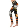 thumbnail image 1 of Gibobby Leggings Termicos Leggings cintura alta con estampado Halloween para mujer, pantalones de yoga, correr, Fitness diario（Negro， XXL), 1 of 4