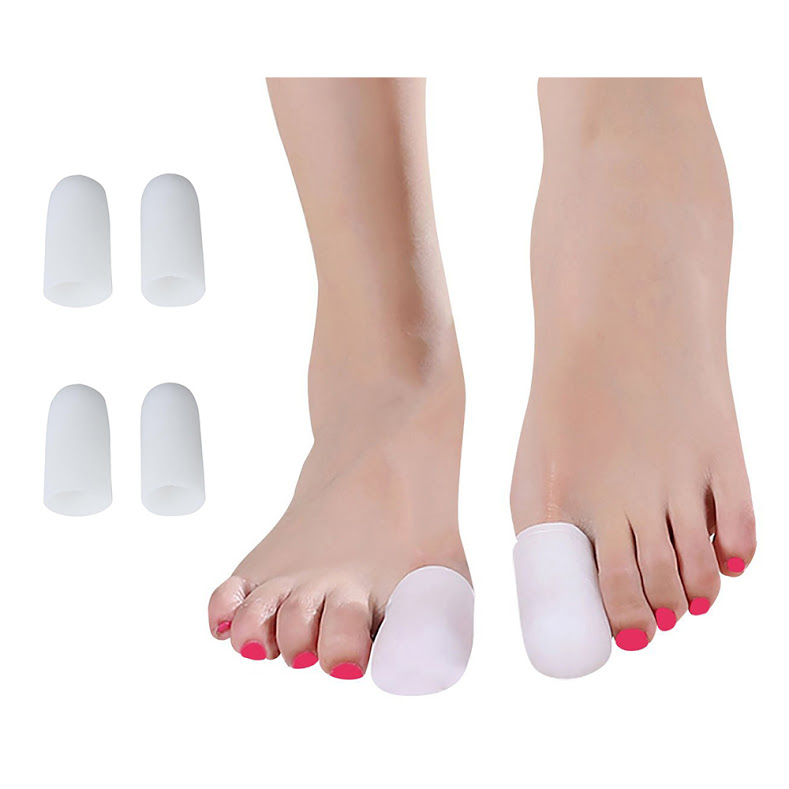 Pinkiou Toe Protector Gel Big Toe Tube Caps Foot Corns Remover Finger