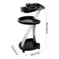 thumbnail image 3 of WZTO Hair Stylist Cart Beauty Salon Cart Hair Salon Trolley with Wheels Stylist Cart Salon Station Lab Cart Barber Trolley Cart with Large Capacity for Clinic Barbershops Homes special, 3 of 10