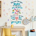 thumbnail image 3 of Reading Book Wall Stickers for Classroom: Learning Educational Read Inspirational Quotes The More That You Read Wall Decals - Peel and Stick Nursery School Library Office Wall Decor, 3 of 3