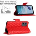 thumbnail image 6 of for Motorola Moto G 5G 2023 Wallet Case, Elegant Card Holder Cash Slot PU Leather Kickstand Shoulder Strap Shockproof Protective Flip Women Girls Case Cover for Moto G 5G 2023, Red, 6 of 6
